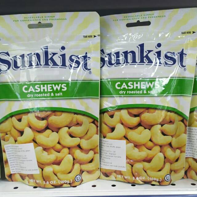 

Sunkist cashew 160gr