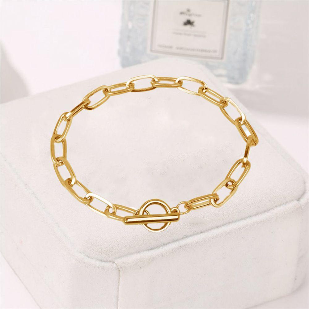 Lily Gelang Fashion Pergelangan Tangan Stainless Steel OT Gesper