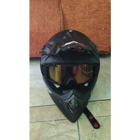 Helm JPX hitam Doff