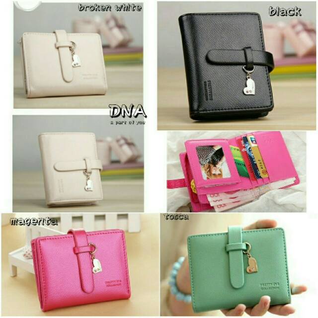 Dompet lipat love /dompet murah fashion wanita 1kg muat 5pc