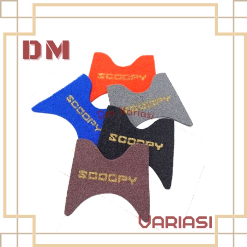 Karpet Scoopy Keset Motor Scoopy 20013-2022 Keset Alas Kaki Scoopy All Type Keset Scoopy Keset Kaki