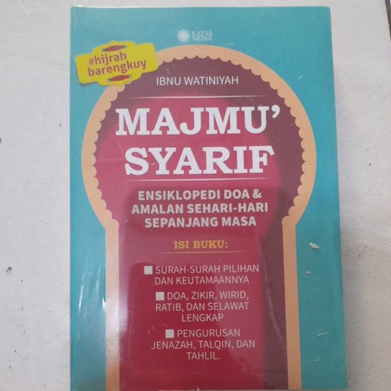 Buku Agama Islam Majmu Syarif