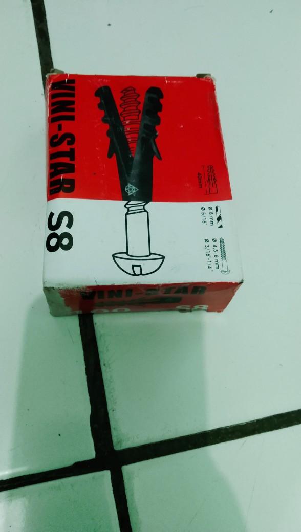 Viser / Fiser Sekrup S8 Tiptop 100 Pcs