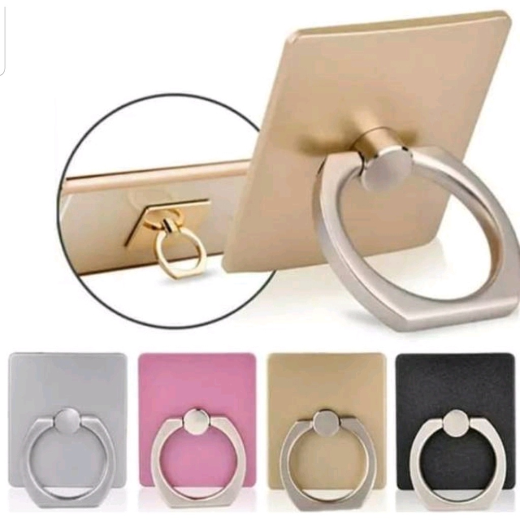 RINGSTAND FIBER POLOS MODEL PETAK RINGSTAND HOLDER HP IRING HP - BENUA DUNIA