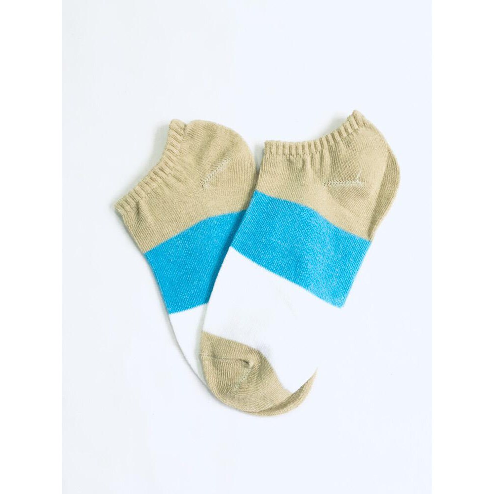 FAYES Kaos Kaki Wanita Ankle Kaos kaki Cute Kaos Kaki Motif Kaos Kaki Semata Kaki Socks U16-H04 GREYPURPLE