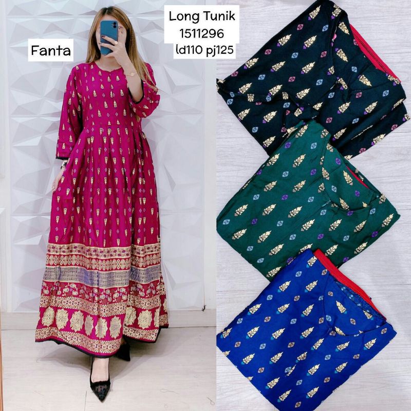1511296# LONG TUNIK KATUN RAYON IMPORT