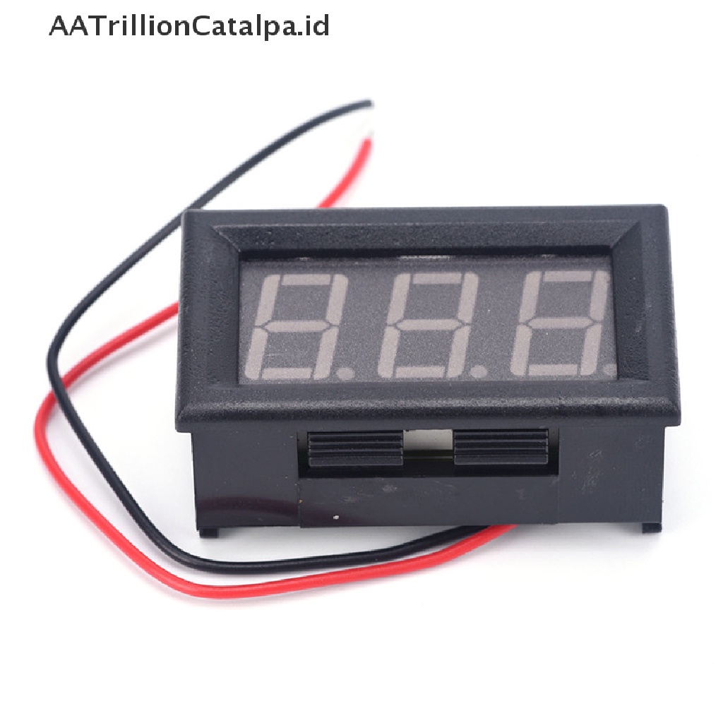 Aatrillioncatalpa voltmeter Digital Mini DC 0-30V Warna Merah Untuk Mobil LW SZUS