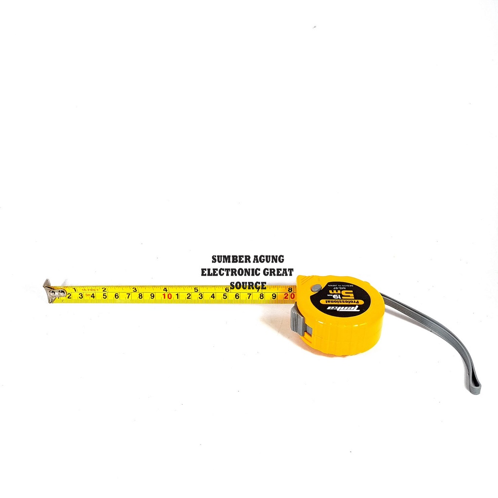 Tenka Meteran Bangungan 5M 19mm MS97 Tenka Measuring Tape Lima Meter