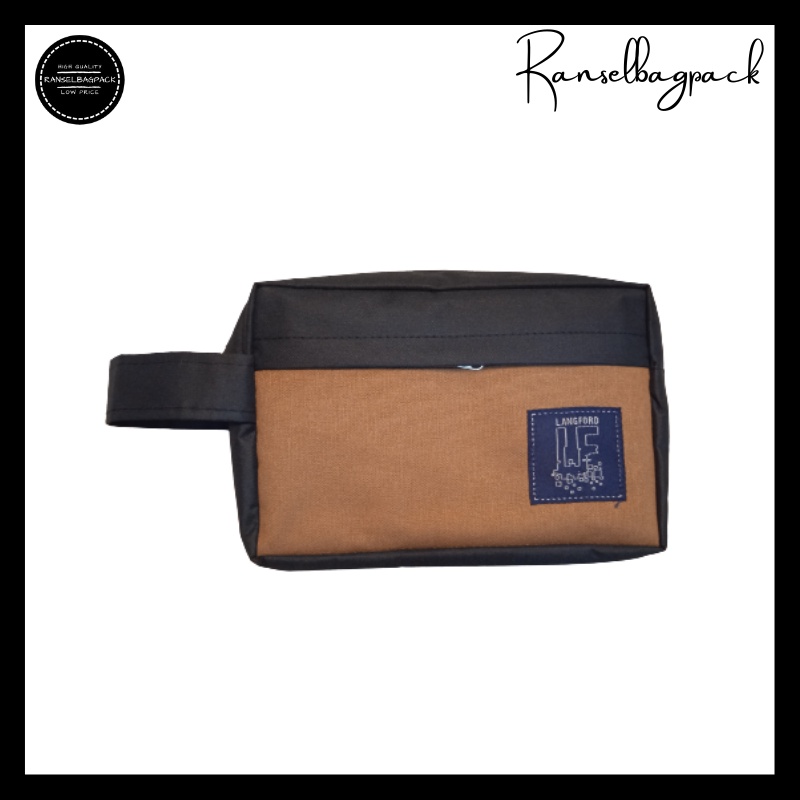 Pouch Travel Hand Bag Jinjing Daily Bag Kosmetik Original Resleting Multifungsi Wanita Cewek