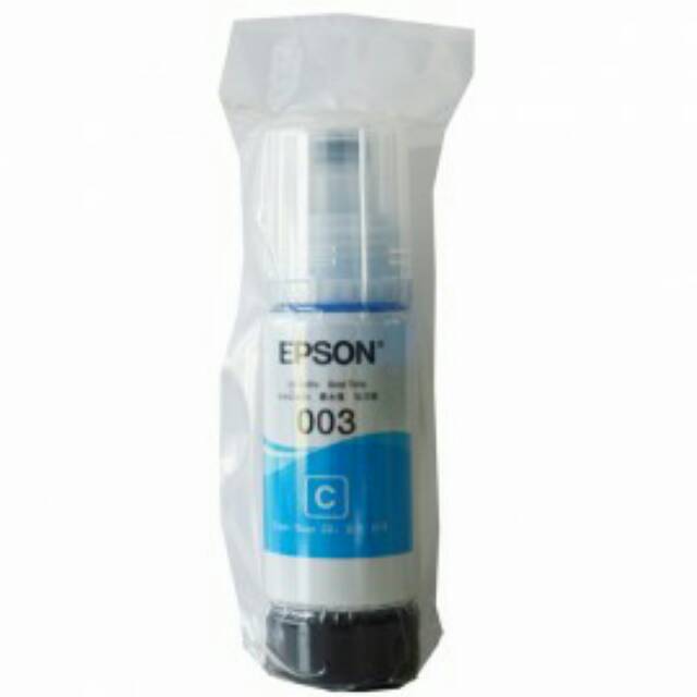 Tinta 003 Original Printer L1110 L1210 L3110 L3210 L3150 L3250 L5190 L5290 Loseepack 65ml (Tanpa Kemasan&amp;dus)