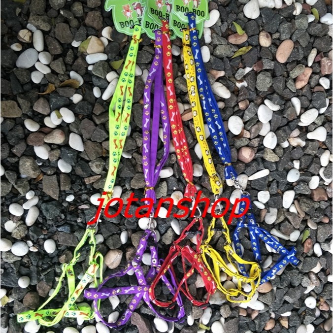 Harness harnes Leash Tali Rompi Anjing Kucing musang otter hewan mini Murah