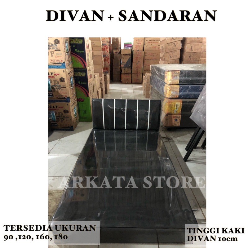 1 Set Divan + Sandaran Minimalis / 1Set Tempat Tidur / Divan Minimalis / Ranjang Kasur