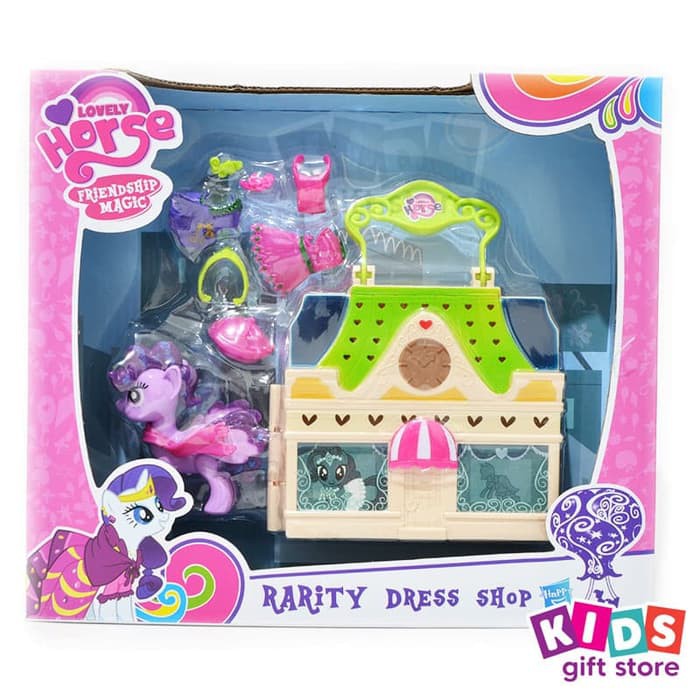 rarity's boutique playset