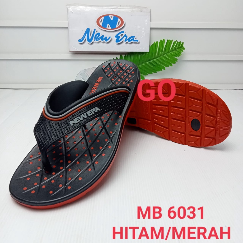 gof NEW ERA MB 6031 Sandal Jepit Pria Dewasa Casual Sendal Laki Perempuan Size 38-44