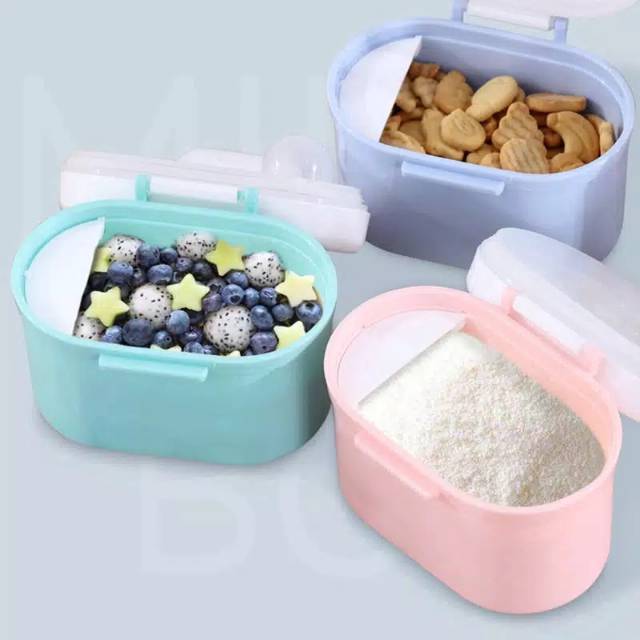 BB-017 Tempat Kotak Penyimpanan Susu Bubuk Biskuit Snack Bayi / Baby Milk Powder Box