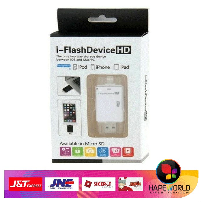 DUAL DRIVE CARD READER i-FlashDeviceHD / MICRO SD / MEMORY CARD - ORI