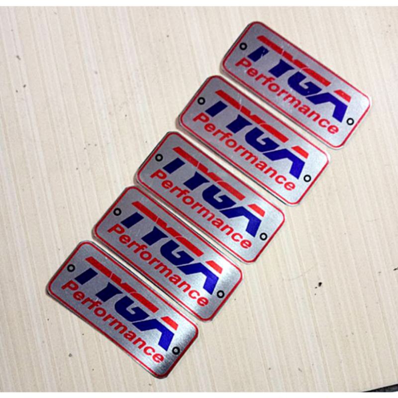 Emblem Merk TYGA Knalpot Racing