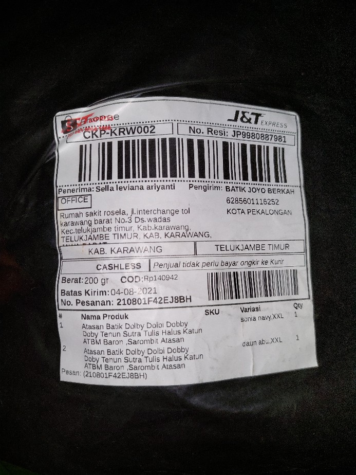 Atasan Batik Dolby Dolbi Dobby Doby Tenun Sutra Tulis Halus Katun Atbm Baron ,sarombit Atasan