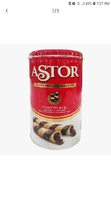 

BEST SELLER ! Astor Wafer Coklat Kaleng 330gr