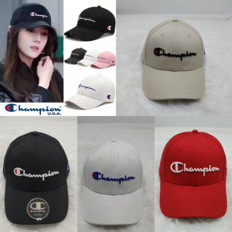 Topi baseball CHAMPION topi baseball cap pria wanita topi Bordir CHAMPION quality premium