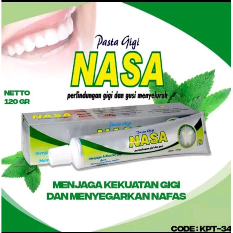 Pasta Gigi Nasa Original/PGN/Pasta Gigi Nasa Asli 100%