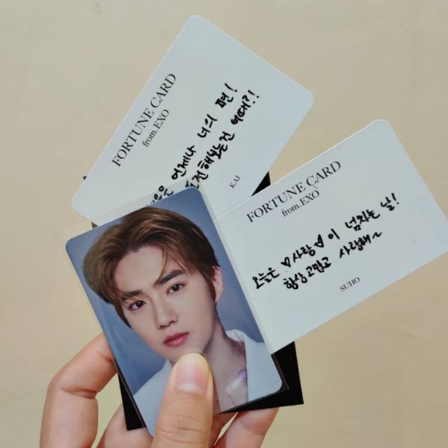 [PHOTOCARD/MERCH] EXO SUHO - Exploration Fortune Card Set