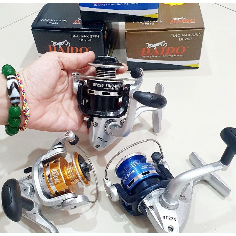 REEL PANCING DAIDO FINO MAX SPIN DF250 5BALL BEARING - HANABI 200 8BALL BEARING SUPER KUAT BESI BONU