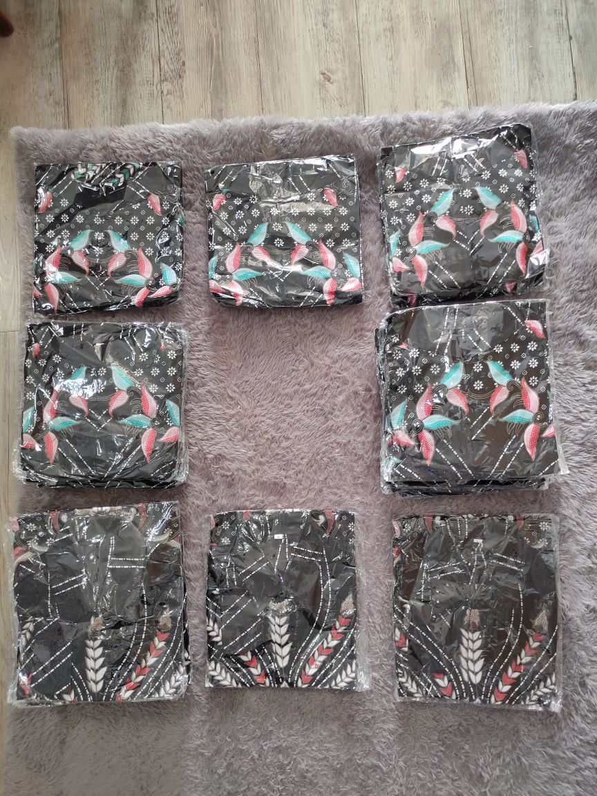 Couple Batik Prasasti Ori Pekalongan Ready Anak, Ukuran M.l.xl.xxl.xxxl Dan Xxxxl