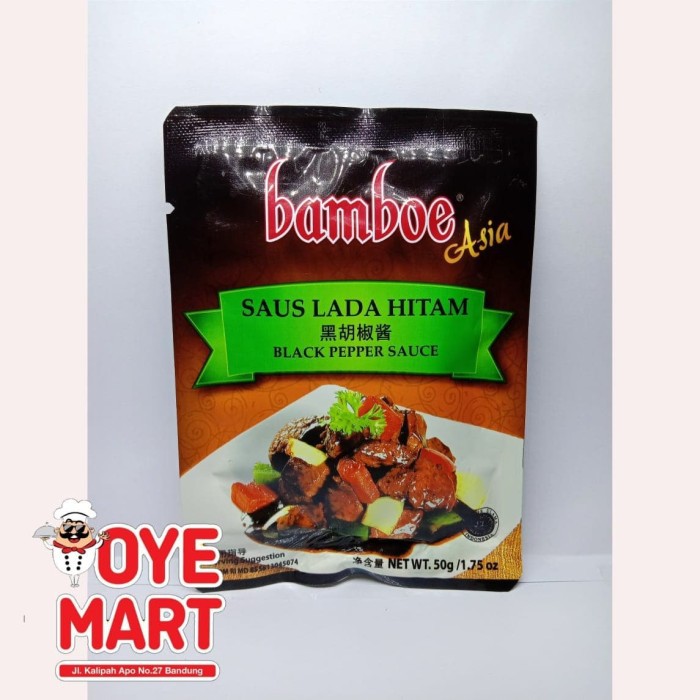 

Order Langsung BAMBOE ASIA BUMBU INSTAN SAUS LADA HITAM 50GR Berkualitas