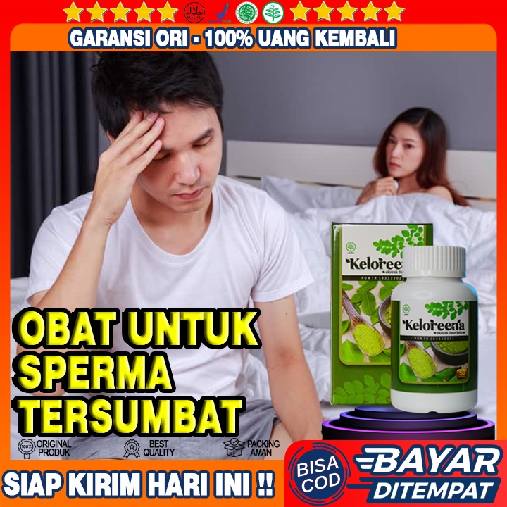 Obat Saluran Sperma Tersumbat, Obat Penyumbatan Saluran Sperma , Keloreena Ekstrak Daun Kelor