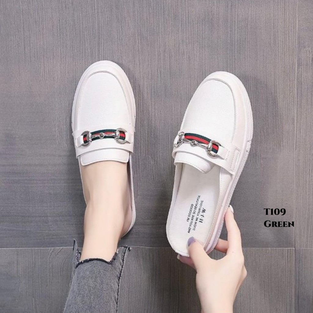 RESTOCK PRF SNEAKERS SLOP FASHION KOREA NYAMAN DI KAKI MODEL KOREA STYLISH T109