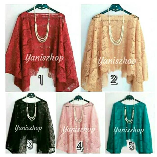 Cape brokat outer brukat