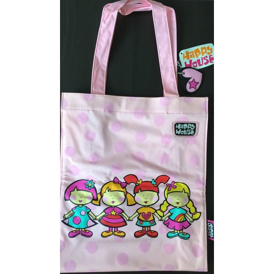 Tas Happy House - Ukuran 30 X 26 X 10 Cm - ORIGINAL