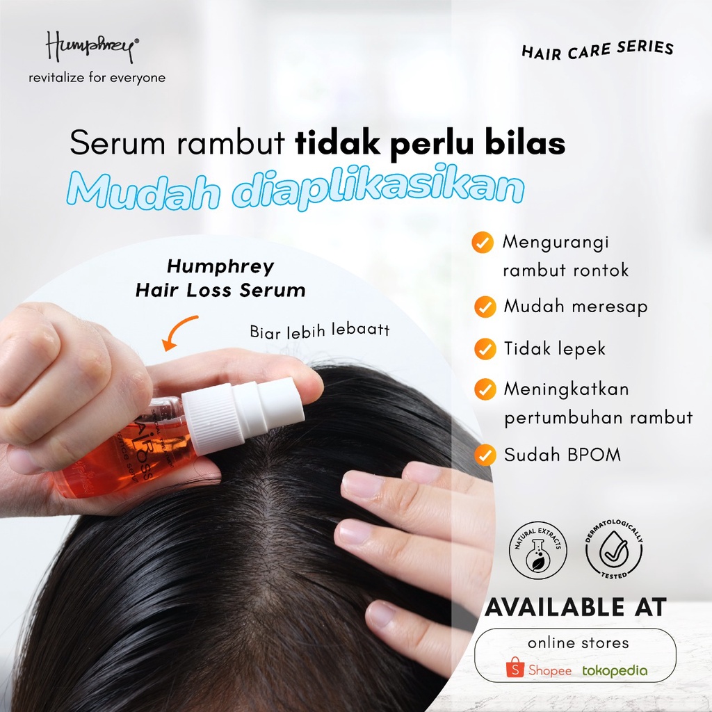 Humphrey Hairloss Serum (Serum Rambut Rontok) 20mlx2-2