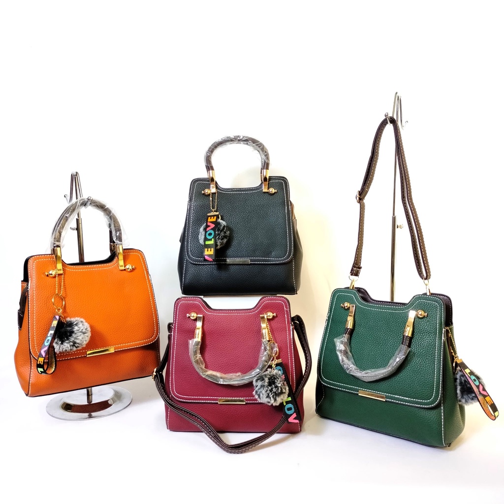 Diskon! Tas Jinjing Selempang Handbag Fashion Wanita Import Murah 3018 Gratis Gantungan Tas