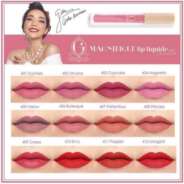 LIPSTIK MADAME GIE LIP LIQUIDE MATTE SERIES