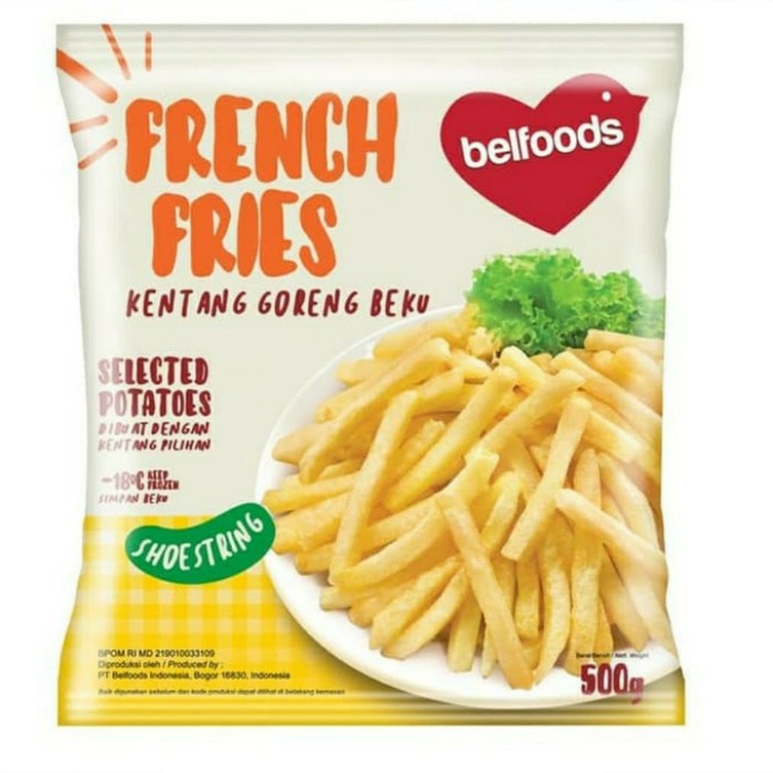 

Belfoods Kentang Goreng Beku Shoestring Frozen French Fries