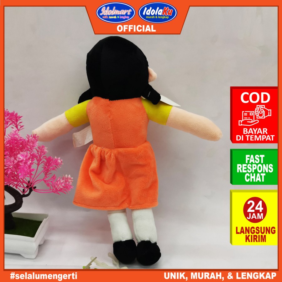 IDOLMART Boneka squid game young hee | boneka viral squid game Idolmart Surabaya