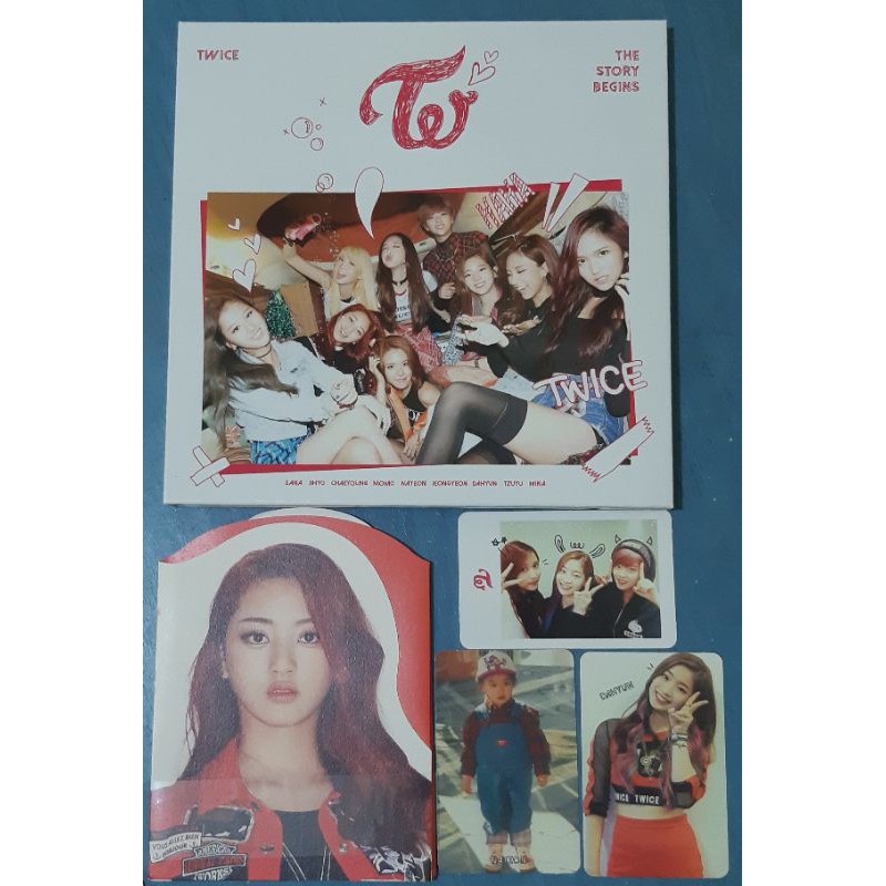 TWICE - THE STORY BEGINS ALBUM NAYEON JEONGYEON MINA DAHYUN PHOTOCARD