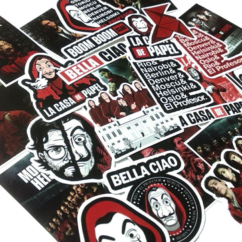 

STICKER MONEY HEIST LA CASA DE PAPEL