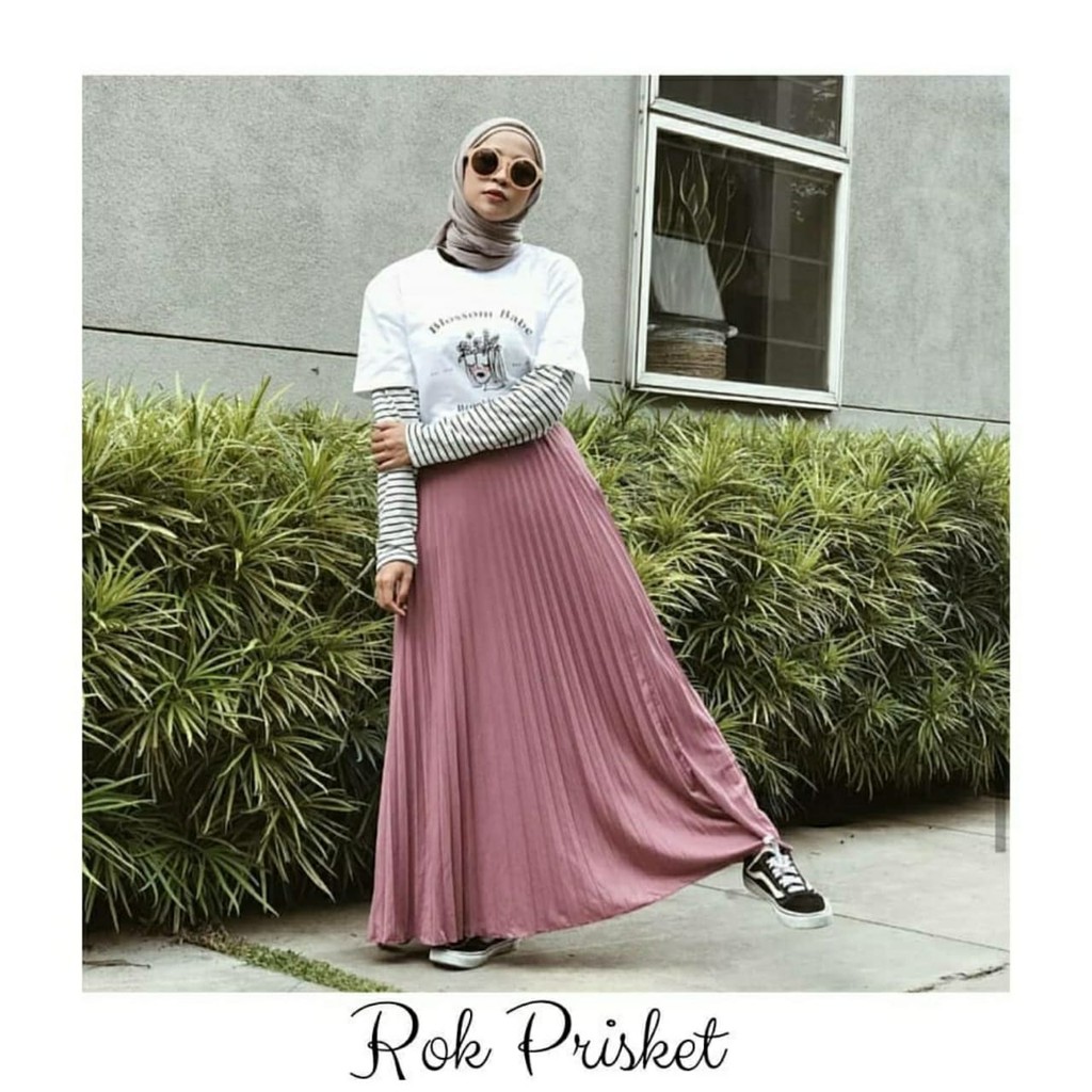 ROK PLISKET WANITA/ ROK PLISKET MURAH