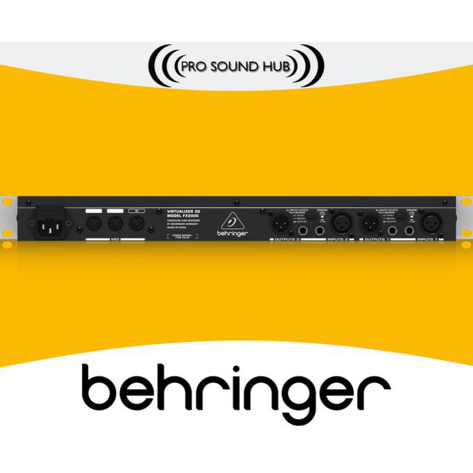 Behringer Fx2000 Fx 2000 Fx-2000 Effects Processor 3D Efek Vocal