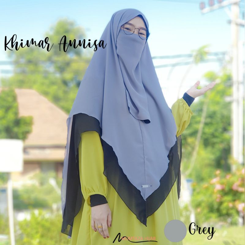 KHIMAR ANNISA BOLAK BALIK FREE CADAR BOLAK BALIK