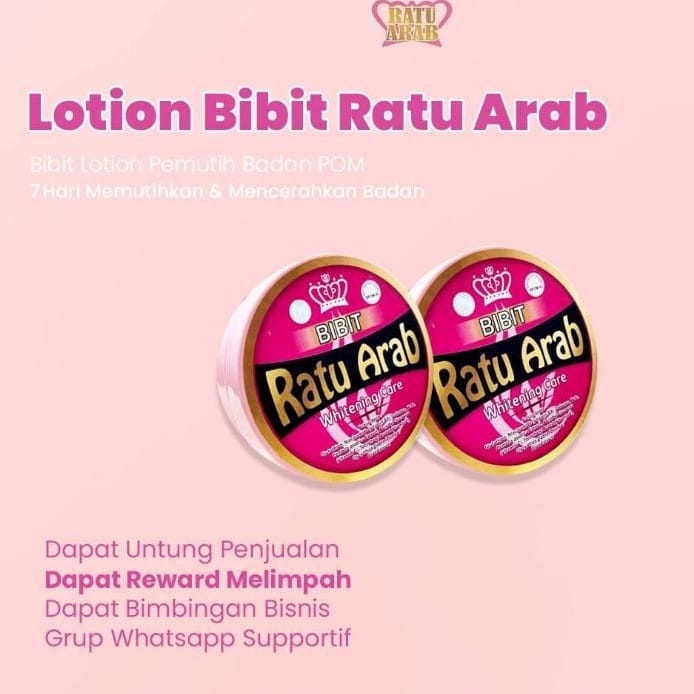 BIBIT RATU ARAB ORIGINAL BPOM ORI BODY LOTION HB RATU ARAB ORI BPOM 100% Pencerah
