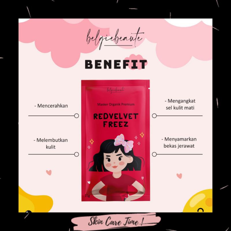 [UC] MASKER ORGANIK PREMIUM BY BELGIE BEAUTE