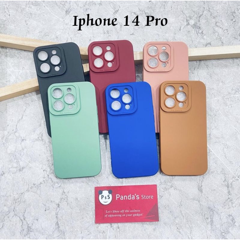 Softcase Pro Camera Iphone 14, 14 Pro, 14 Max, 14 Promax Candy Case Full Color 3D Silikon TPU