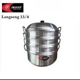 Klakat / Dandang Langseng 33 cm susun 4 Panci Kukus Alumunium Steamer Maspion