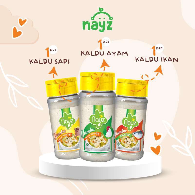 Kaldu MPASI terbaru dari NAYZ / kaldu organik / 100gr