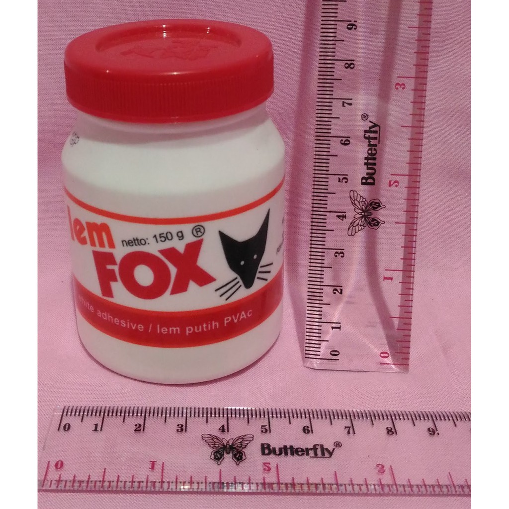 

Lem Glue Fox White Adhesive Lem Fox Putih PVAc 150g Bagus Murah READY STOCK