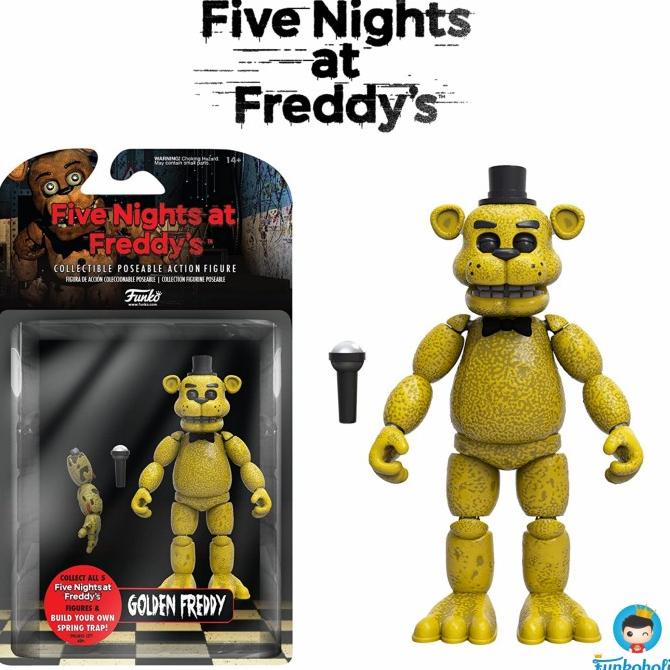 BEST SELLER FUNKO ARTICULATED ACTION FIGURE FIVE NIGHTS AT FREDDY'S GOLDEN FREDDY HAPPY SHOPING